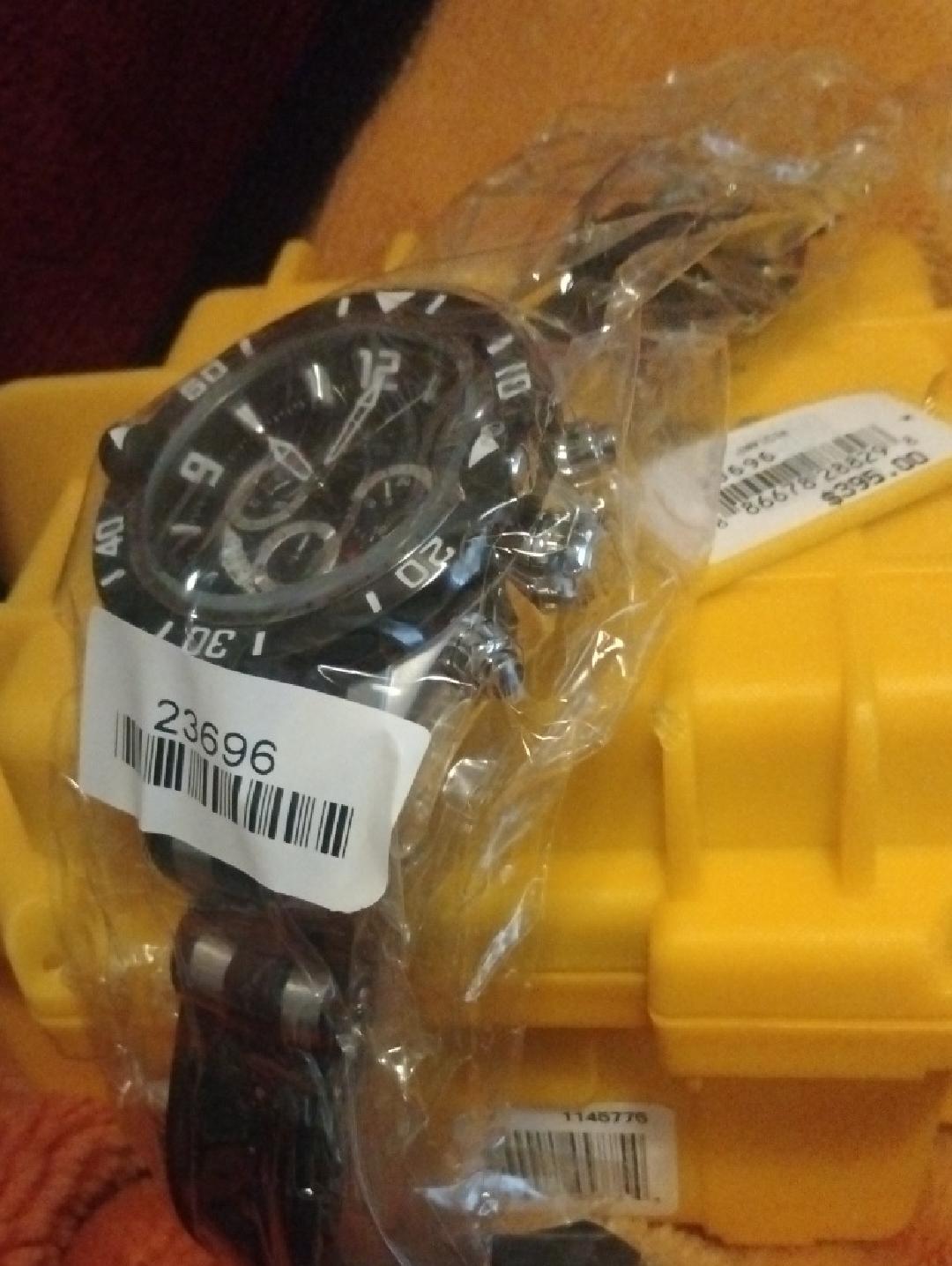 Invicta Men's Black Stainless Steel Chronograph Watch — image 6 of 8